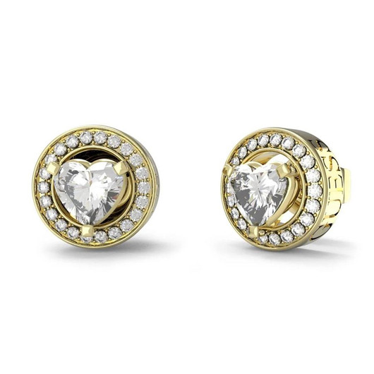 GUESS- Korvakorut, Sydän. Teräs