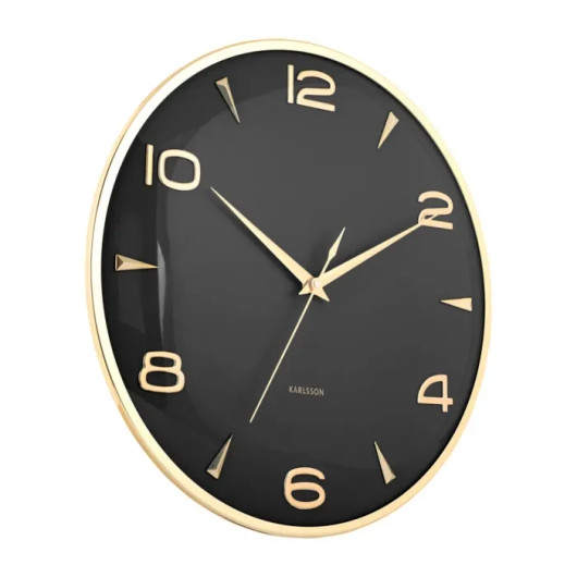 Karlsson- Seinäkello. Sienna Glow