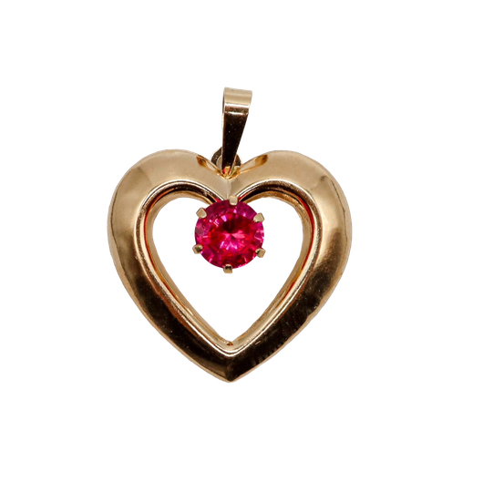 Kultakoru- Riipus, sydän