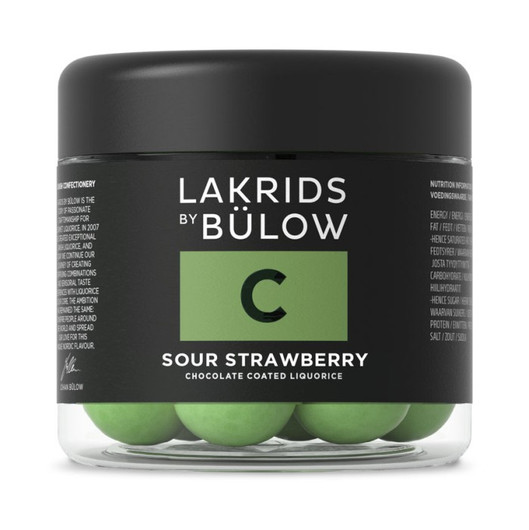 LAKRIDS BY BÜLOW-  C Sour Mansikka 125g