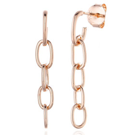 Classic silver- Hopeakorvakorut, kullattu