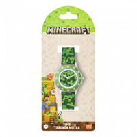 MINECRAFT- Analoginen rannekello Creeper