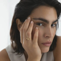 MOCKBERG- Wavy Petite Ring, sormus