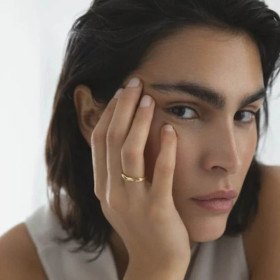 MOCKBERG- Wavy Petite Ring, sormus