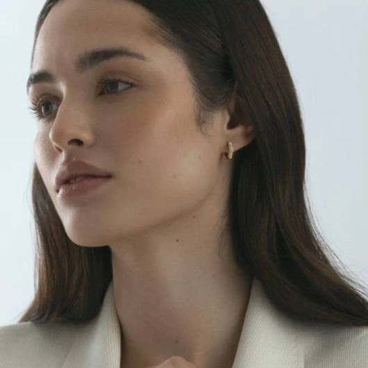 MOCKBERG- Pavé Everyday Hoops, korvakorut