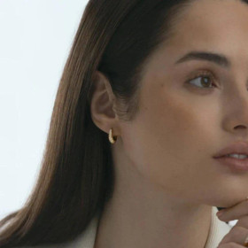 MOCKBERG- Pavé precious small hoops, korvakorut