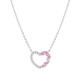 Nomination Italy- 'Pink Heart' Shine Me Up Silver, kaulakoru