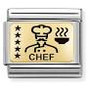 Nomination Italy- Charm, Composable Link, Chef, classic