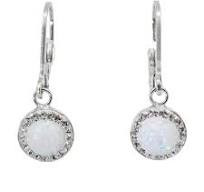 Silver Bar- Hopeakorvakorut, opal