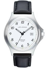 Leijona- Miesten kello, nahkarannekkeinen malli