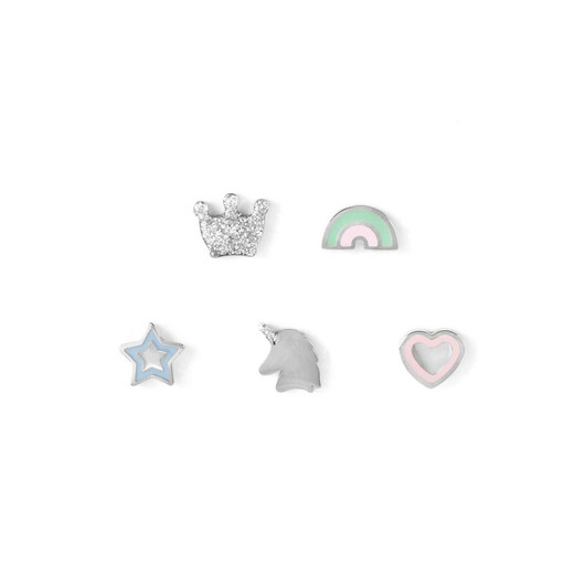 Nomination Italy- Teräsemaloitu setti, korvakorut