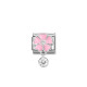 Nomination Italy- Classic Charms, Pinkki kukka ja pave