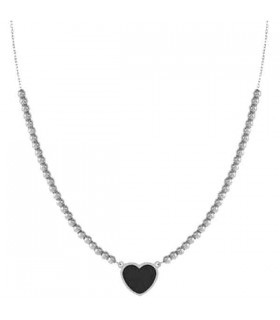 Nomination Italy- Emosfere Black Heart Beaded, kaulakoru