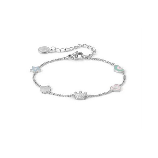 Nomination Italy- Teräsemaloitu FairyIcons- rannekoru