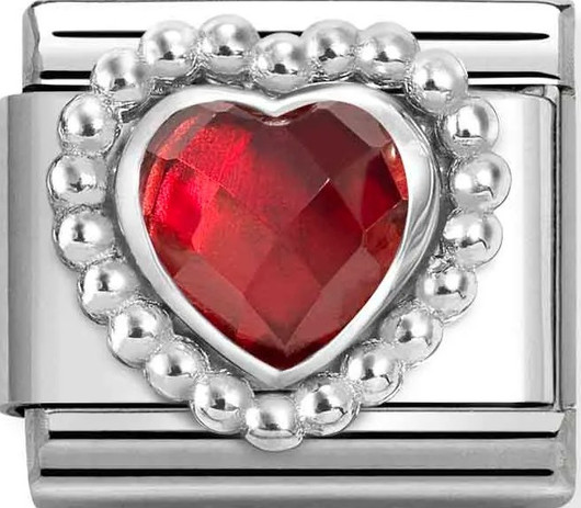 Nomination Italy- Classic, Silvershine. Heart