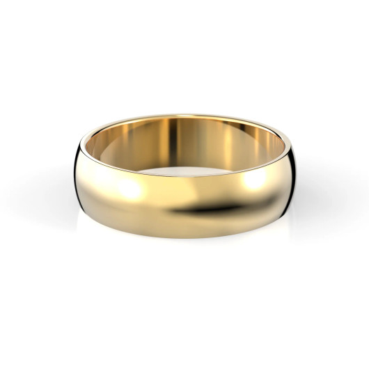 Kultasormus, 18K- kihla, hää, käyttösormus 6mm.