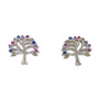 Silver Bar- Puu, elämänpuu. Hopeakorvakorut