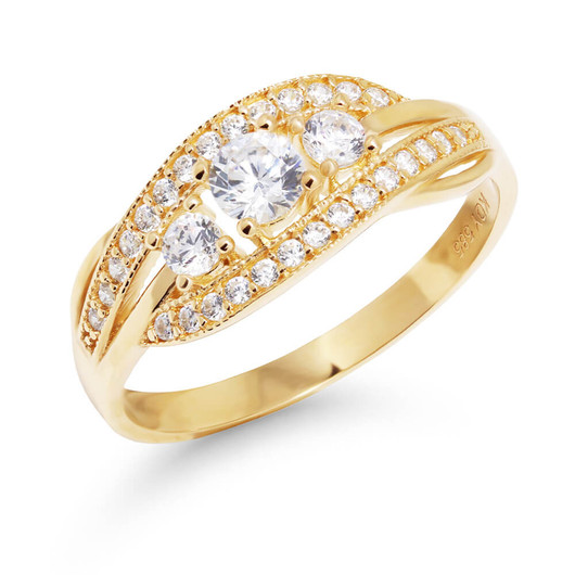 Korutuote Oy- Sormus. Keltakulta