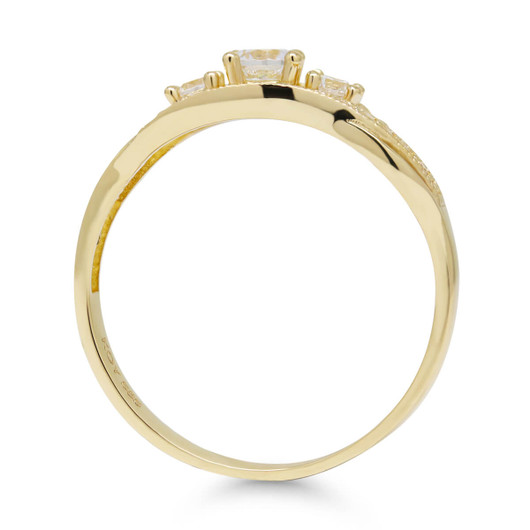 Korutuote Oy- Sormus. Keltakulta