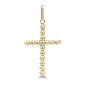 Korutuote Oy- Riipus, risti. Keltakultaa