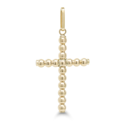 Korutuote Oy- Riipus, risti. Keltakultaa