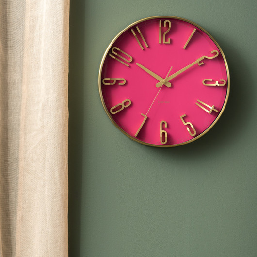 Karlsson- Seinäkello. Elevated Glam metallic