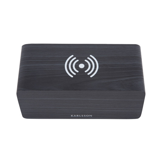 Karlsson- Herätyskello, Block w. Phone Charger LED