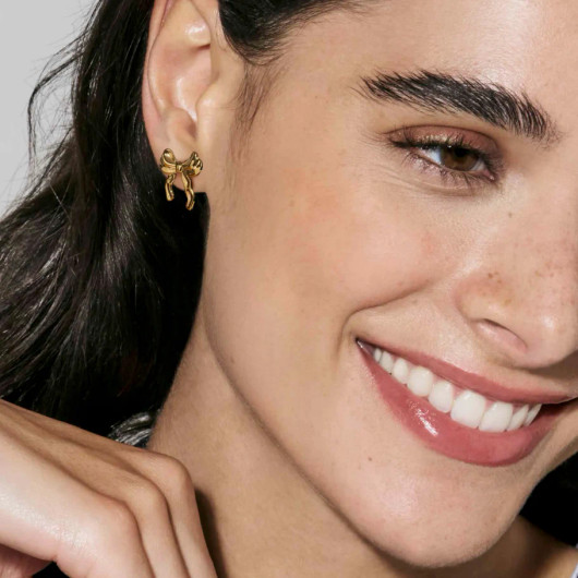 Nomination Italy- Ecclettica Bow, korvakorut, teräs