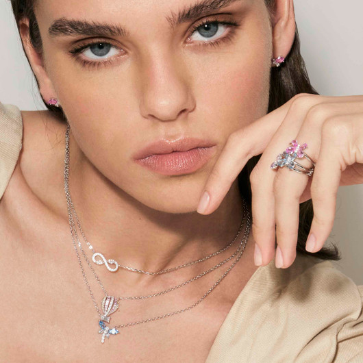 Nomination Italy- Kuumailmapallo, Shine Me Up Silver, kaulakoru