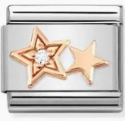 Nomination Italy- Classic, Rose Gold, Double Star 