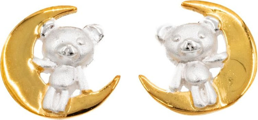 Silver Bar- Hopeakorvakorut, nalle