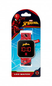  SPIDER-MAN- Digitaalinen rannekello, punainen- Lasten kello 