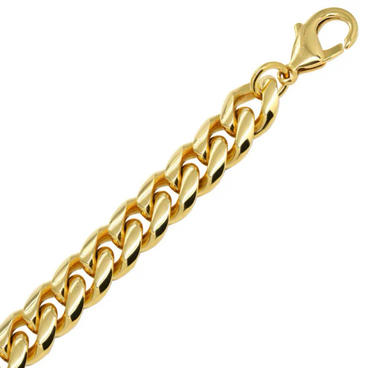 Bosie-  Teräsranneketju, GOLD. 19,5cm.
