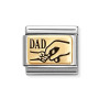 Nomination Italy- Charm, Composable Link. Dad, classic