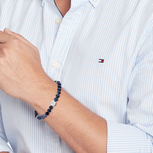 Tommy Hilfiger- Rannekoru, logolla. Beads