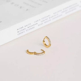 MOCKBERG- Shiny Hoops Small, korvakorut