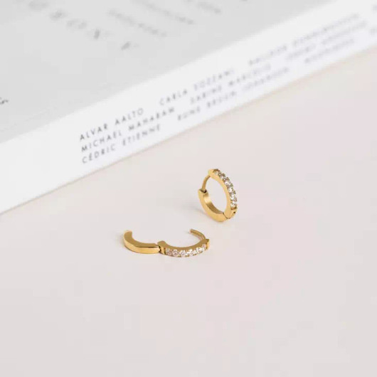 MOCKBERG- Shiny Hoops Small, korvakorut