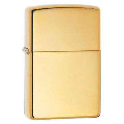 Zippo- Kiiltävä messinki