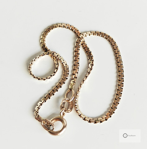 Vanha Ranneketju Kultaa 14K