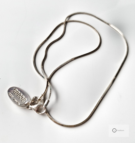 Hopeaketju Scoop 42,5 cm / 1 mm (kantikas käärmeketju)