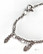 Hopearanneketju amuleteilla (figaro)
