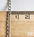 Hopeaketju (ankkuri/litteä) 70,5 cm / 3 mm 