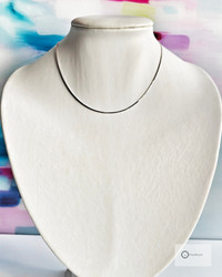 Hopeaketju 43 cm / 1 mm (venetsia)