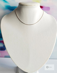 Hopeaketju 41,5 cm / 2 mm (ankkuri)