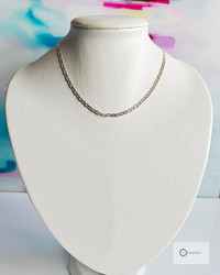 Hopeaketju 46 cm / 4 mm (panssari)