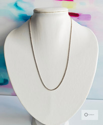 Vanha Hopeaketju 57 cm / 2 mm (papu)