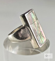 Vanha Hopeasormus Abalonelaatat