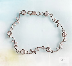 Hopearannekoru Lehdet & Kirkkaat Kivet