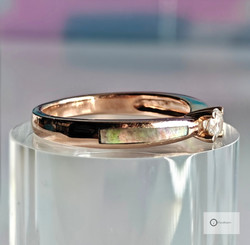 Hopeasormus Kirkas Kivi Abalonesimpukka Ruusukulta