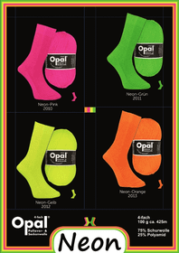 Opal Neon ja 4-ply